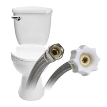 Load image into Gallery viewer, Click Seal 3/8 in. x 7/8 in. x 12 in. Toilet Connector