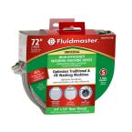 Load image into Gallery viewer, Universal 3/4 in. x 6 ft. Stainless Steel High Efficiency Washing Machine Hose (2-Pack)