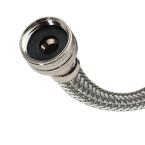 Universal 3/4 in. x 6 ft. Stainless Steel High Efficiency Washing Machine Hose (2-Pack)